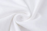 WIAOFELLAS  -  Pure Cotton Short Sleeve T-shirt Men's Round Neck Loose Solid Color Base Shirts Top Tees