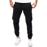 WIAOFELLAS  -  New Best Selling Men's Pants Woven Casual Work Pocket Trousers