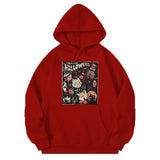 Wiaofellas  -  New Men's Pullover Hooded Print Long Sleeve Pocket Halloween Pattern Sweatshirt