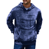 Wiaofellas  -  Fashion Fleece Hoodies For Mens Clothing Fall Winter Casual Solid Color Warm Wool Hoodie Streetwear Men Loose Hooded Sweatshirts