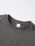 WIAOFELLAS  -  New Casual Mens Short Sleeve T Shirts Flannel Solid Color Elastic Slim Fit T-shirt Men Spring Summer Fashionable Pullovers