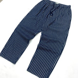 WIAOFELLAS  -  Striped slacks Loose straight cone slacks Hip hop niners wide leg striped slacks
