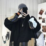 WIAOFELLAS  -  Thick Hoodie for Men Trendy and Cool Loose Fitting Jacket Thick and Versatile Long Sleeved Knitted Sweater