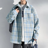 Wiaofellas   -  Men's Clothing Men's Coats Models Loose Fitting Outerwear Harajuku Korean Popular Clothes Spring Jackets Style Original