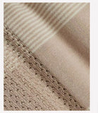 WIAOFELLAS  -  Summer New Fashion Men Knitted Polo Shirt  Stripes Patchwork Tees Turn-down Collar Short Sleeve Tops Casual Men Polos Shirts