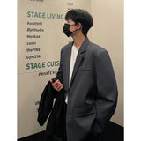 Wiaofellas  -  Autumn New Leisure Blazers Men High-end Fashion Casual Suit Jackets Male Streetwear Simple Korean All-match Suit-tops