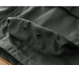 WIAOFELLAS  -  Autumn Winter New American Retro Cargo Jacket Men's Fashion Multi-pockets Casual Heavyweight Windproof and Waterproof Coat