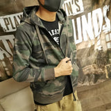 Wiaofellas  -  Overfit Autumn Male Hoodie Camouflage High Quality Korean Style Aesthetic New In Designer Y2k Vintage Men's Hooded Sweatshirt