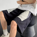WIAOFELLAS  -  Shorts Summer Sports Basketball Shorts American Trend Splicing Mesh Breathable Quick Dry Training Shorts Loose Casual Shorts Men