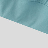 WIAOFELLAS  -  Men T Shirt Solid Color Shiny V Neck Sleeveless Summer Streetwear Male Tee Tops Fashion Casual Men Clothing S-5XL
