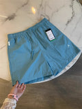 Wiaofellas  -  Couple's Outdoor Spor orts Qui Dry Breathable Casual Five-Point Pants Men's Women's Polyester Fiber Straight Leg Summer