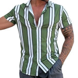 WIAOFELLAS  -  New Summer Leisure Hot Selling Print Hawaiian Short Sleeved Shirt for Men's Vacation At The Beach