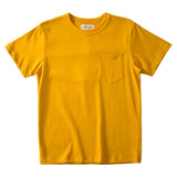 Wiaofellas  -  Summer vintage cotton crewneck solid color base white leggings men's short sleeve T-shirt