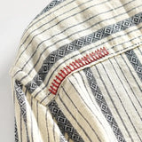 WIAOFELLAS  -  Japanese Striped New Retro Men's Trendy and Fashionable Loose Casual Shirt Long Sleeve Top Shirt Versatile Jacket