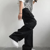 WIAOFELLAS  -  Autumn Workwear Casual Pants Men's New Multi Pocket Ribbon Trendy Retro Loose Hip Hop