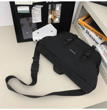 WIAOFELLAS  -  Crossbody bag multifunctional chest bag sports shoulder bag street postman bag design backpack