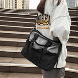 WIAOFELLAS  -  Messenger Bag Boys Canvas Bag Fashion Brand Messenger Bag New Casual Street Trend Fashion Youth Shoulder Bag