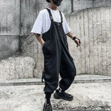 Wiaofellas  -  Spring And Autumn Mens Casual High Quality Overalls American High Street Hip-Hop Fashion Solid Color Amei Khaji Overalls