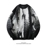 Wiaofellas  -  Winter Sweaters Men Warm Retro Knitted Pullovers Men Oversized Streetwear Loose Long Sleeved Sweaters Mens Jumper Clothes