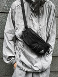 WIAOFELLAS  -  Lightweight Ultra-thin Chest Bag 3M Reflective Design Messenger Bag Multi-function Outdoor Waist Bag Waterproof Phone Bag Men