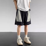 WIAOFELLAS  -  Shorts Summer Sports Basketball Shorts American Trend Splicing Mesh Breathable Quick Dry Training Shorts Loose Casual Shorts Men