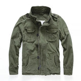 Wiaofellas  -  New Casual Wear Mens Oversized Camo Jacket Sportswear Thick Denim Jacket Male Green Military Coat