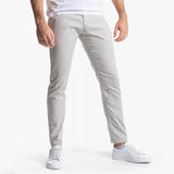 Wiaofellas  -  Solid Pencil Pants Mens Casual Thin Slim Trousers Summer Autumn Outdoor Work Classic Pants Ankle-Length Fashion Street Trousers