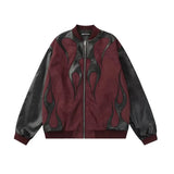 Wiaofellas  -  Men Fashion Casual Baseball Uniform Regular Rib Sleeves Wool Unisex University Baseball Men Jackets Brand Clothing Jacket