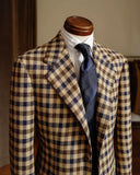 WIAOFELLAS -  Plaid Suits For Men Single Breasted Notch Lapel Wedding Tuxedo Blazer 2024 Formal Party jacket Pants Set Customized Size