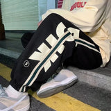 Wiaofellas  -  Male Sweat Pants Harem Trousers Training Grey Sweatpants for Men Hip-hop Jogger Vintage Tracksuit Bottoms Stylish Young La Baggy