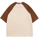 WIAOFELLAS  -  Streetwear Men T Shirt Sport Style Hip Hop Oversized T-Shirt Retro Patchwork Harajuku Tshirt Cotton Hipster Casual Tops Tee