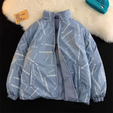 Wiaofellas  -  Winter Cotton Padded Coat New Men's Thickened Warm Puffer Jacket Sporty Casual Trendy Brand Cool Jacket