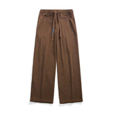 Wiaofellas  -  Corduroy Pants Men Spring Autumn Pants Men's Work Baggy Homme Casual Pants Korean Style Black Loose Straight Pants Streetwear