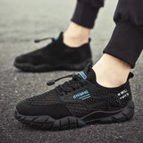 WIAOFELLAS  -  Breathable Big Net Sports Tennis Jogging Comfortable Flat Fashion Trend Men's Non-slip Outdoor Casual Walking Mesh Shoes