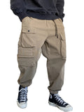 WIAOFELLAS  -  New Style Men's Cargo Pants Autumn Sports Leisure Streetwear Loose Running Training Trousers Fashion Casual Sweatpants C33