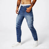 Wiaofellas  -  New Motopants Leisure Motorcycle Jeans Riding Trousers Off-road Motocross Riding Pants Zipper Design Multiple Pockets