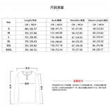 Wiaofellas  -  Men's American Retro Technology Printing Conventional Fabric Loose V-neck Casual Long Sleeve Pants Men's Wear