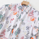 Wiaofellas  -  Hawaii Vacation Style! New American Collar Half Sleeve Floral Shirt Lightweight Breathable Loose Short Sleeve Men Summer Shirt
