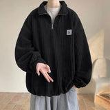 Wiaofellas  -  Streetwear Mens Hoodies Sweatshirts Ribbons Casual Hooded Sweatshirt Men Spring Pullover Hoodies
