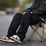 Wiaofellas Men's Cargo Pants Y2k Fashion Vintage Street Slim Hiking Summer Trousers Man Multi Pocket Long Multipockets Cotton Emo Slacks XL