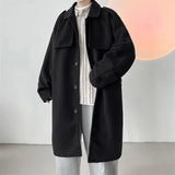 WIAOFELLAS  -  Big Size Long Men's Coat Warm Wool Long Winter Coat Men Long Men Winter Coat Top New Korean Reviews Clothes 5XL