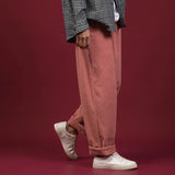 Wiaofellas Spring Autumn Chinese Style Corduroy Wide Pants Harajuku Black Loose Plus Size Casual Straight Trousers Men Clothing