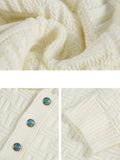 Wiaofellas  -  Vintage Turn-down Collar Buttoned Mens Polos 2026 Spring Casual Textured Jacquard Knit Polo Shirt Men Daily Leisure Jumper Tops