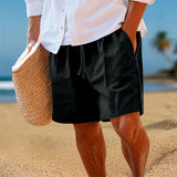 WIAOFELLAS  -  Men s Swim Shorts Quick Dry Beach Trunks with Mesh Lining Adjustable Drawstring Waistband for Summer Swimwear