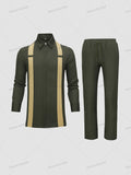 Wiaofellas  -  New Dashiki Style Men's Suit African Traditional Clothing Elegant Two-piece Suit for Party