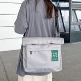 WIAOFELLAS  -  Messenger bag handbag large-capacity shoulder bag school hand carry school bag remedial handbag