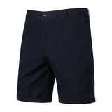 Wiaofellas  -  Man Cotton Golf Shorts Summer Short Dress Pants Lightweight Casual Work Cargo Shorts Men Flat Front Hiking Shorts with 4 Pockets