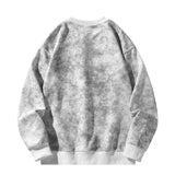 WIAOFELLAS  -  Men's Autumn Winter Long Sleeve Crew Neck Top New Trendy Fashion Pullover Loose Casual Versatile American Hoodie Sweatshirt