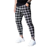 WIAOFELLAS  -  Men Pliad Sweatpants Joggers Pants Spring Autumn  Casual Sport Drawstring Elastic Waist Slim Long  Street Wear