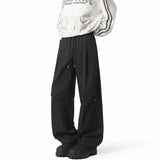 Wiaofellas  -  Streetwear Hip Hop Joggers Cargo Pants Men Oversized Sweatpants Wide Leg Baggy Joggers Trousers Clothes New Men's Overalls